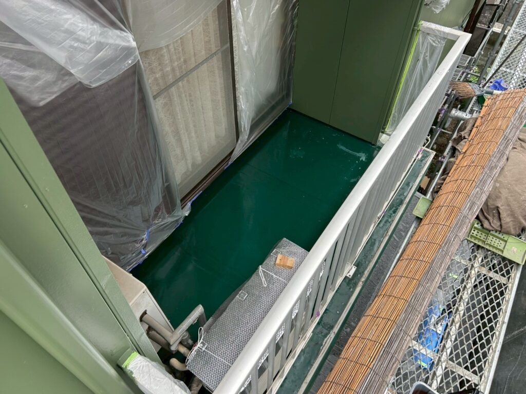 愛知県 半田市 ベランダ防水塗装 防水工事 防水 外壁塗装 ウレタン 塗装 ペンキ