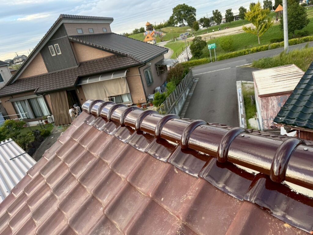 愛知県 豊橋市 棟積み替え工事 屋根板金工事 屋根工事 谷板金工事 屋根修理 雨漏り 漆喰 瓦工事 外装工事 内装工事 リフォーム工事 外壁塗装