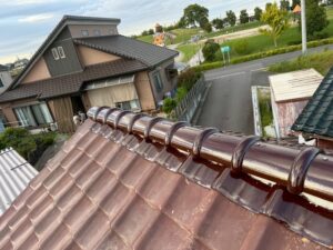 愛知県 豊橋市 棟積み替え工事 屋根板金工事 屋根工事 谷板金工事 屋根修理 雨漏り 漆喰 瓦工事 外装工事 内装工事 リフォーム工事 外壁塗装